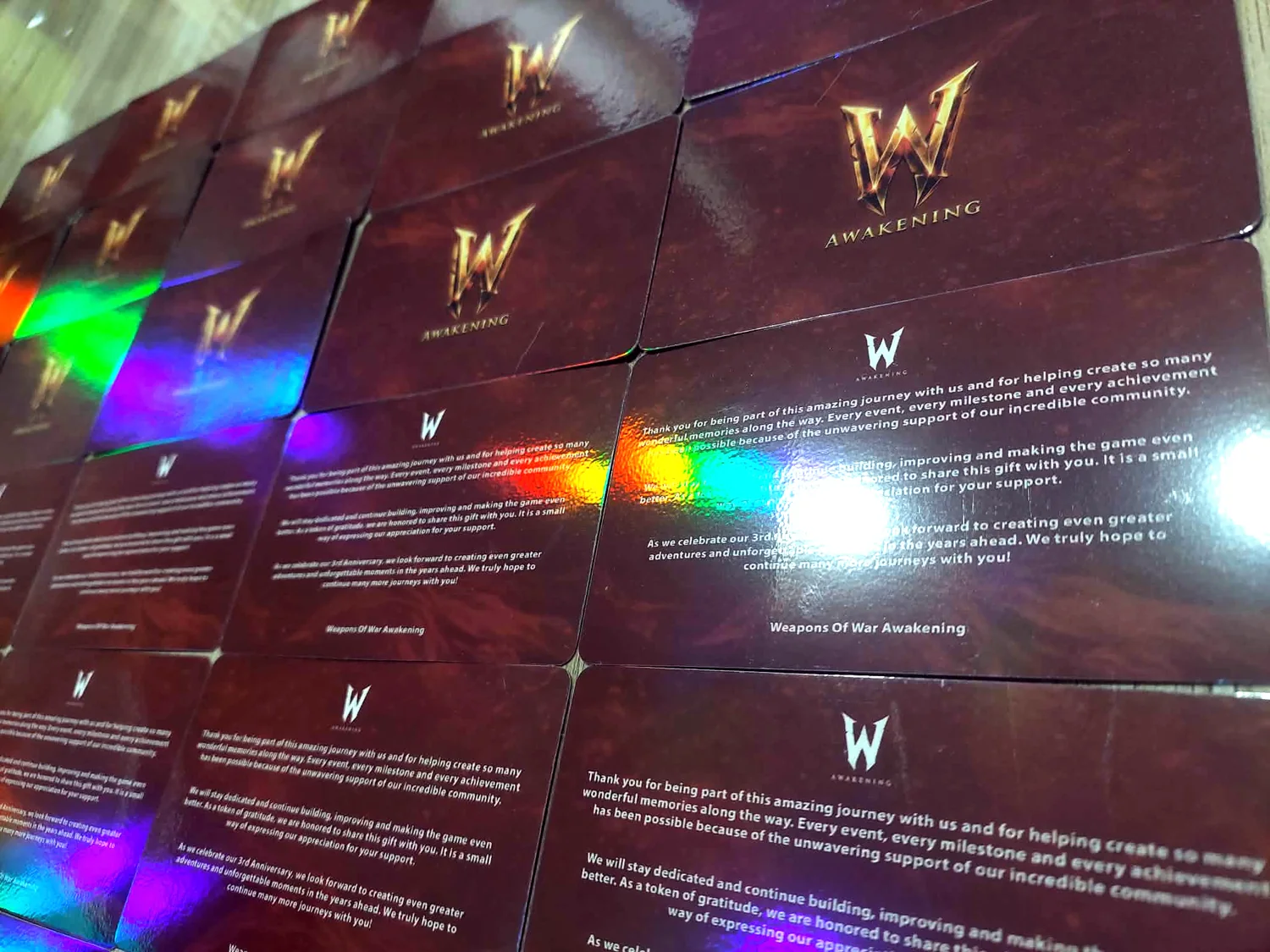 Holographic Thank-You / Seasonal Card